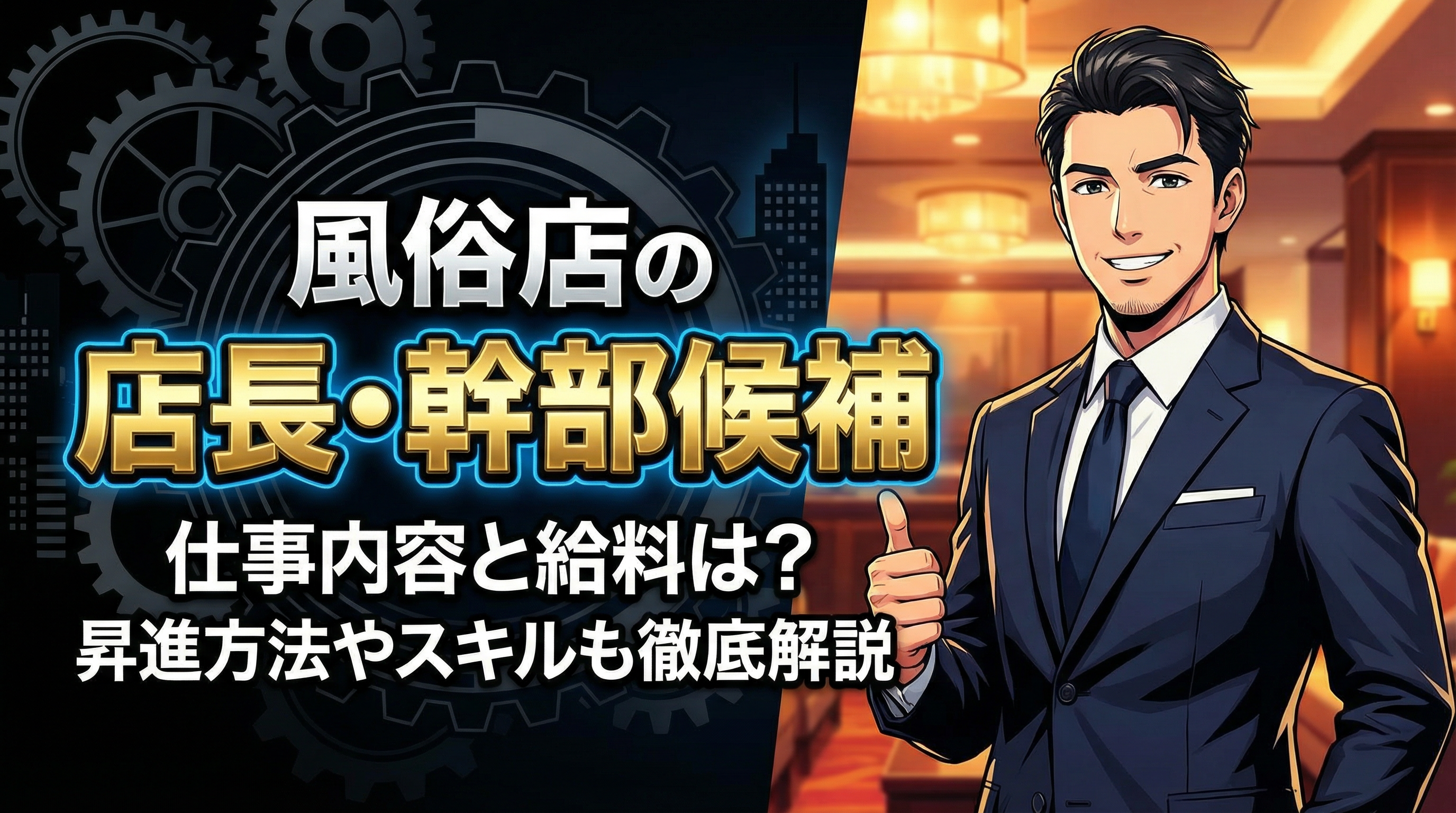 風俗店 店長・幹部候補