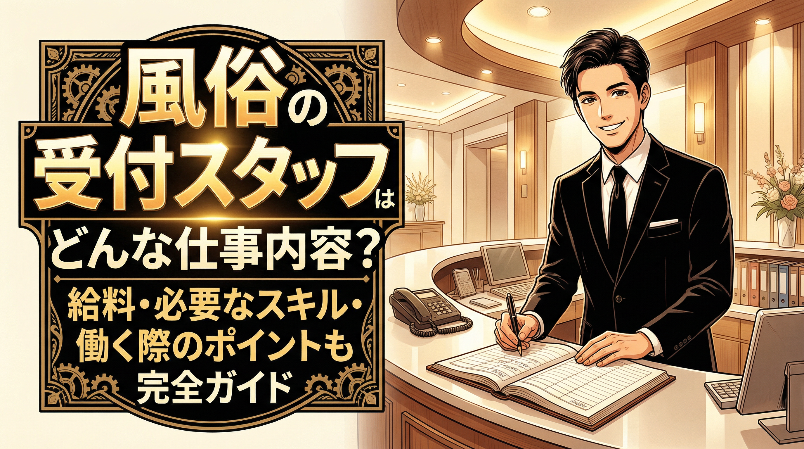 風俗受付スタッフのアイキャッチ