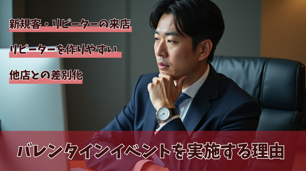 風俗店がバレンタインイベントを実施するべき3つの理由