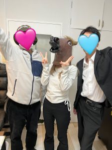 ハッスルマンとスタッフ