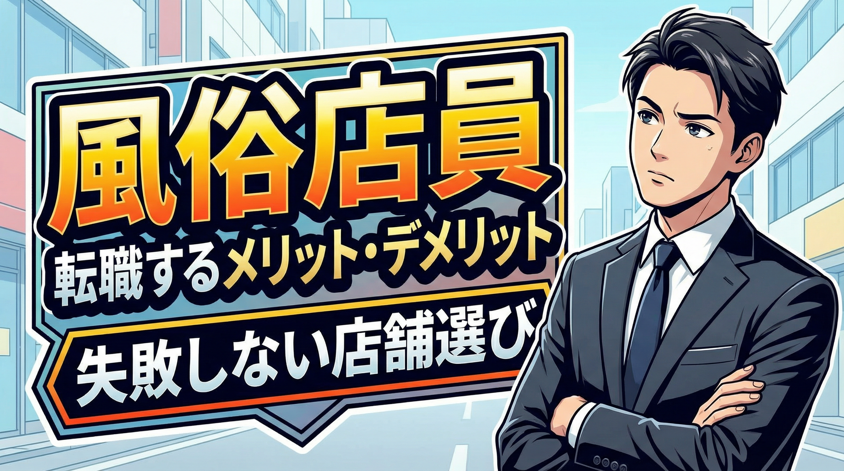 風俗店員転職のメリット・デメリット