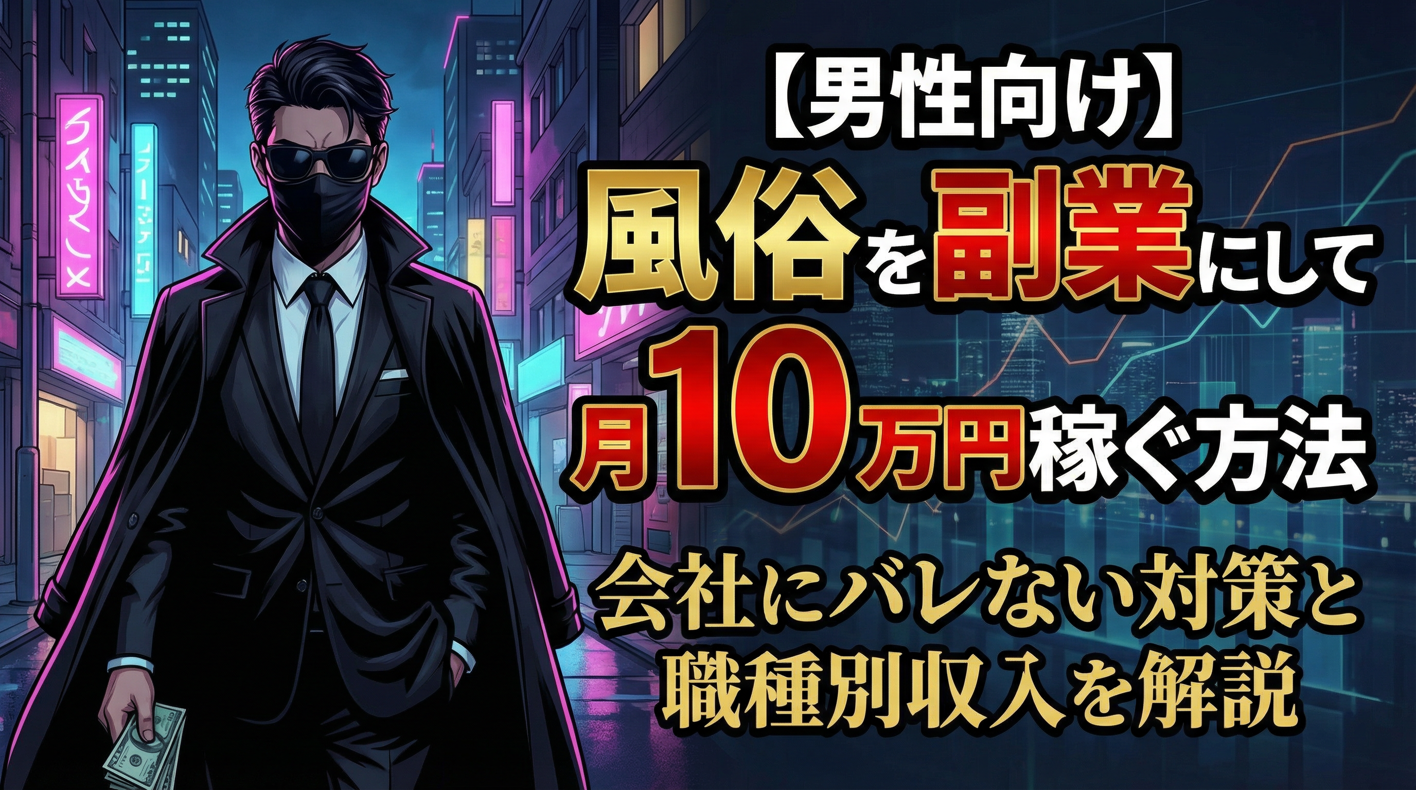 風俗副業 月10万円【男性向け】