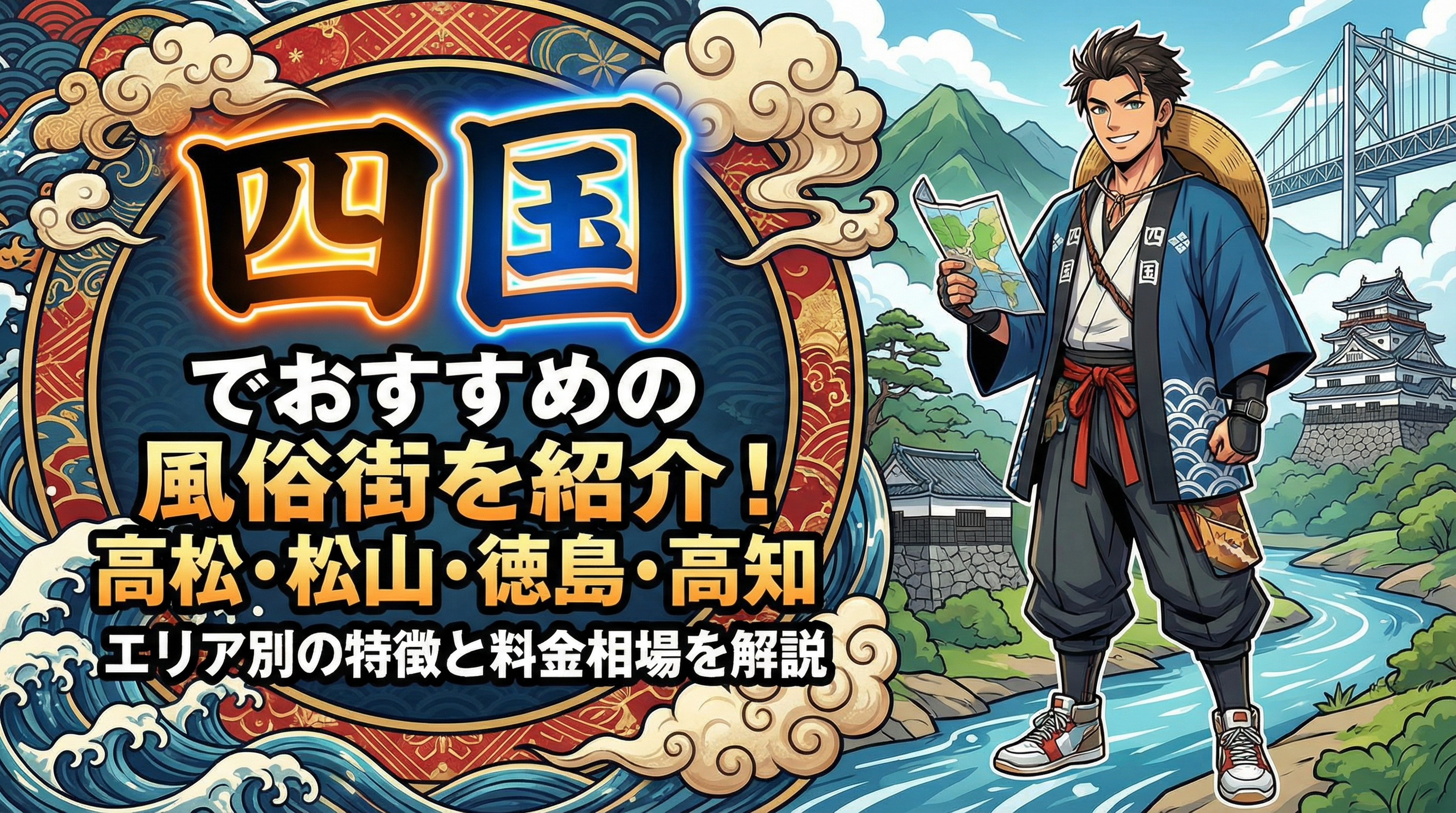 四国風俗街：エリア別特徴と料金相場