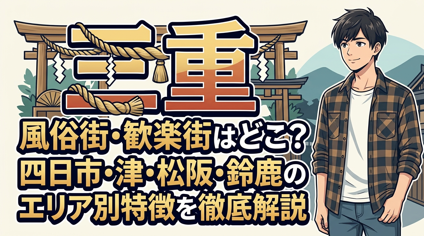 三重県の風俗街・歓楽街エリア別解説